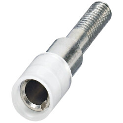 Test connector socket, 1 pole for terminal block, 0303419