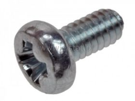 Śruba M2x4mm (+) ocynk walcowy + podk.+ nakrętka