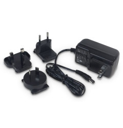 Adapter AC/DC Uwy 9V dc Iwy 2A typ wtyczki: Australia, Europejski, Wielka Brytania, US