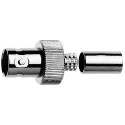 Teleg&#xE4;rtner 100027514 BNC Connector straight 75 &#x3A9; 1pc