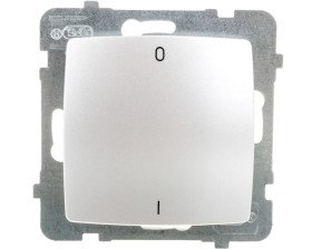 KARO Łącznik podwójny srebrny perłowy ŁP-11S/m/43