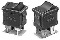 Omron A8L-21-15N2 Przełącznik kołyskowy 250 V/AC 10 A 2 x wł/wył IP40 zatrzask 1 szt. torba