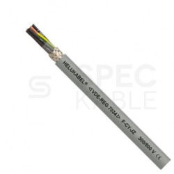 Kabel sterowniczy F-CY-JZ 4x2,5mm2 szary 300/500V ekranowany numerowany olejoodporny linka Helukabel