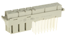 Złącze DIN 41612 24 + 7 -pinowe 2/3 -rzędowe raster: 10.16/5.08mm Żeński 09062316821