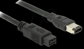 82595 Firewire B 9 Pin plug / 6 Pin plug 1,0 m