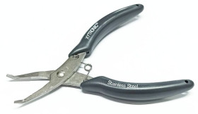 AX-105 szczypce płaskie wydłużone wygięte