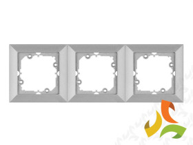 PERŁA Ramka 3 potrójna srebro metalik Ra-3P ABEX