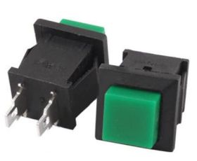 Przycisk PBS-14Bg Chwilowy - zielony