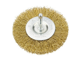 Szczotka druciana tarczowa z trzpieniem 100 mm 62H321 TOPEX