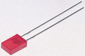 LED, THT, czerwona, 2-Pin, 1,8 V, 110 °, Broadcom