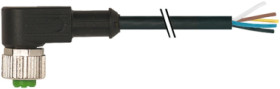 Konektor M12 żeński kątowy z wolnym końcem przewodów 5m 7000-12361-6150500
