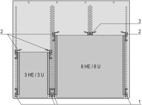 Obudowa do montażu w szafie 2U