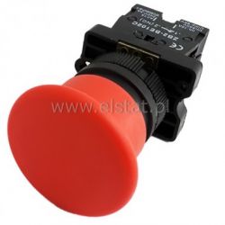 Przycisk dłoniowy czerwony chwilowy ( NC ) GRZYB