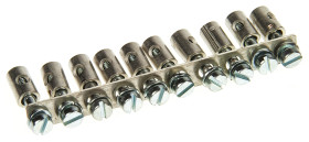 Szyna zworki Szyna zworki Weidmuller Bloki zaciskowe do montażu na szynie DIN 41A Śruba