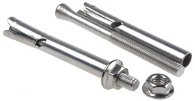 Mocowanie do kamienia dł 65mm Stal nierdzewna Ø 8mm RS PRO Kotwa