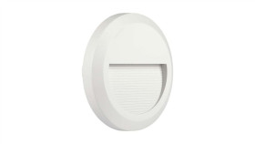 Oprawa Schodowa Led 2W 80Lm 4000K Ip65 Biała Okrągła 211314