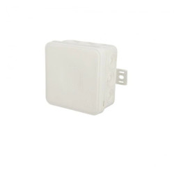 Puszka hermetyczna natynkowa elastyczna 75x75x41mm 12-wlotowa, zamknięcie na klik IP54 biała EDO