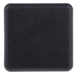 Zaślepka Zatyczka, kolor: Czarny, 30 x 30 mm, 6mm