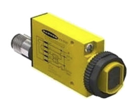 Czujniki fotoelektryczne Retrorefleksyjny w obudowie prostokątnej Banner NPN/PNP zakres 55 mm → 2 m LED