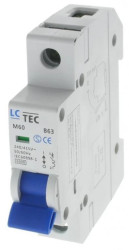 Wyłącznik nadprądowy M60 1P 1M 1F B 63A 6kA