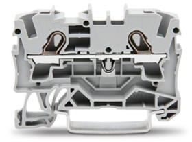 Blok zacisków przelotowych WAGO poziomy: Pojedynczy 20 → 10AWGWciskany zacisk Cage Clamp TOPJOB S, 2004 32A