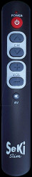 SLIM SCHWARZ Universal learning remote control