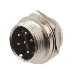 Złącze wielostykowe przemysłowe 6-pinowe Miniaturowe, panelowe Gniazdo RS PRO