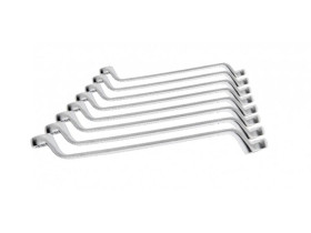 Zestaw kluczy oczkowych 8 szt. CrV 6-22mm DIN 838 HT1W598 HOEGERT