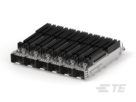 Zespół klatki SFP, seria: SFP56, typ: Zespół klatki, l. portów: 2