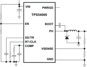 TPS54060-EP- 0.5-A, 60V Step Down DC/DC Converter with Eco-Mode