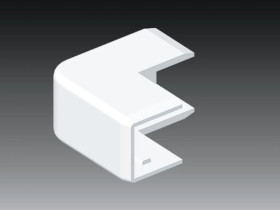 Pokrywa narożna zewnętrzna LHD 20x20mm biała 8626