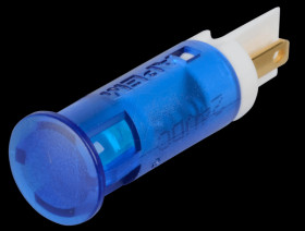 QS101XXB24 Indicator LED, 24 V DC, 10 mm, FASTON, blue