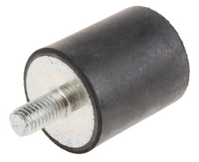 Podstawka antywibracyjna M8 średnica 30mm wysokość całkowita 35mm Nóżka sprężysta męska