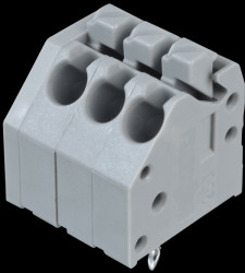 250-203 Terminal strip with operating push buttons, RM 3.5 mm, 8A, 3-pin