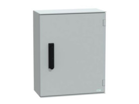Obudowa hermetyczna natynkowa 530x430x200 mm drzwi pełne zamek 3 punktowy IP66 Thalassa PLM NSYPLM54VG SCHNEIDER ELECTRIC