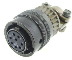 Złącze 8-pinowe Męski Amphenol Socapex Żeński Montaż na kablu MIL-DTL-26482 rozmiar 12