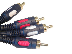 Przewód, kabel 2x2 cinch wtyk-wtyk 15m RK230 łezka Vitalco