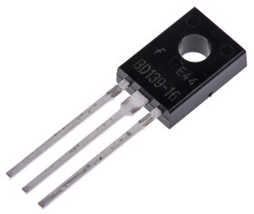 onsemi Tranzystor TO-126 80 V 3-pinowy NPN Otwór przelotowy 1.5 A BD13916STU