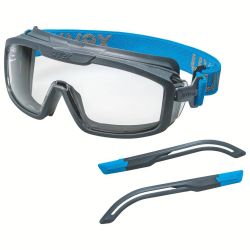 uvex i-guard+ 9143300 Pełne okulary ochronne szary, niebieski