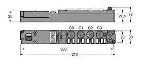 Moduł sprzęgający Turck SENL-0404D-0004 6824240 1 szt.