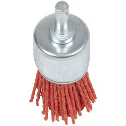 Sealey NFBE25 25mm Nylon Filament End Brush with 6mm Shaft