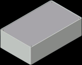 ABS enclosure, (L x W x H) 215 x 130 x 64.5 mm, gray (RAL 9018), COFFER A/8.5
