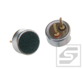 Mikrofon pojemnościowy KPCM-45H22P- 38dB;z pinami;2.2kR;2V;4.5x2.2mm;