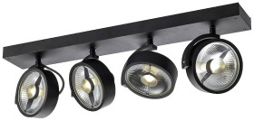 Lampa sufitowa SLV KALU 1002023 75 W czarny