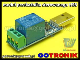 Moduł przekaźnika sterowanego USB PL2303