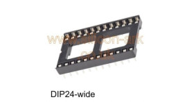 IC Socket 24-pin DIL (wide)