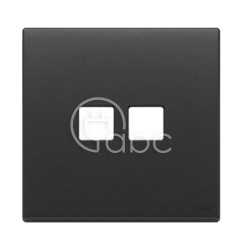 Ramka ozdobna 2Mx2 Flat, antracytowy szary, 22682.2.03