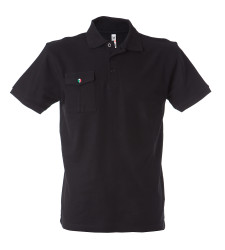 MEXICO BLACK POLO M/CORTA