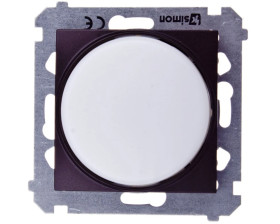 Simon 54 Sygnalizator świetlny LED białe światło brąz mat DSS1.01/46