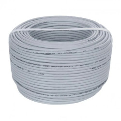 Kabel teleinformatyczny U/UTP kat.5e 155MHz wewnętrzny Eca PVC szary NEKU /100m/